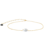 Tahitian Keshi Pearl Chain Choker Necklace on 14/20 Gold Filled