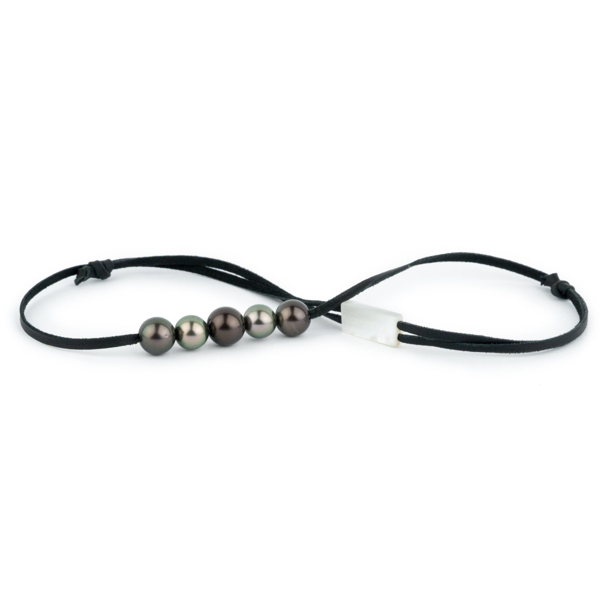 Quintuple Plum Peacock 10-11.4mm Mana Pearl Necklace