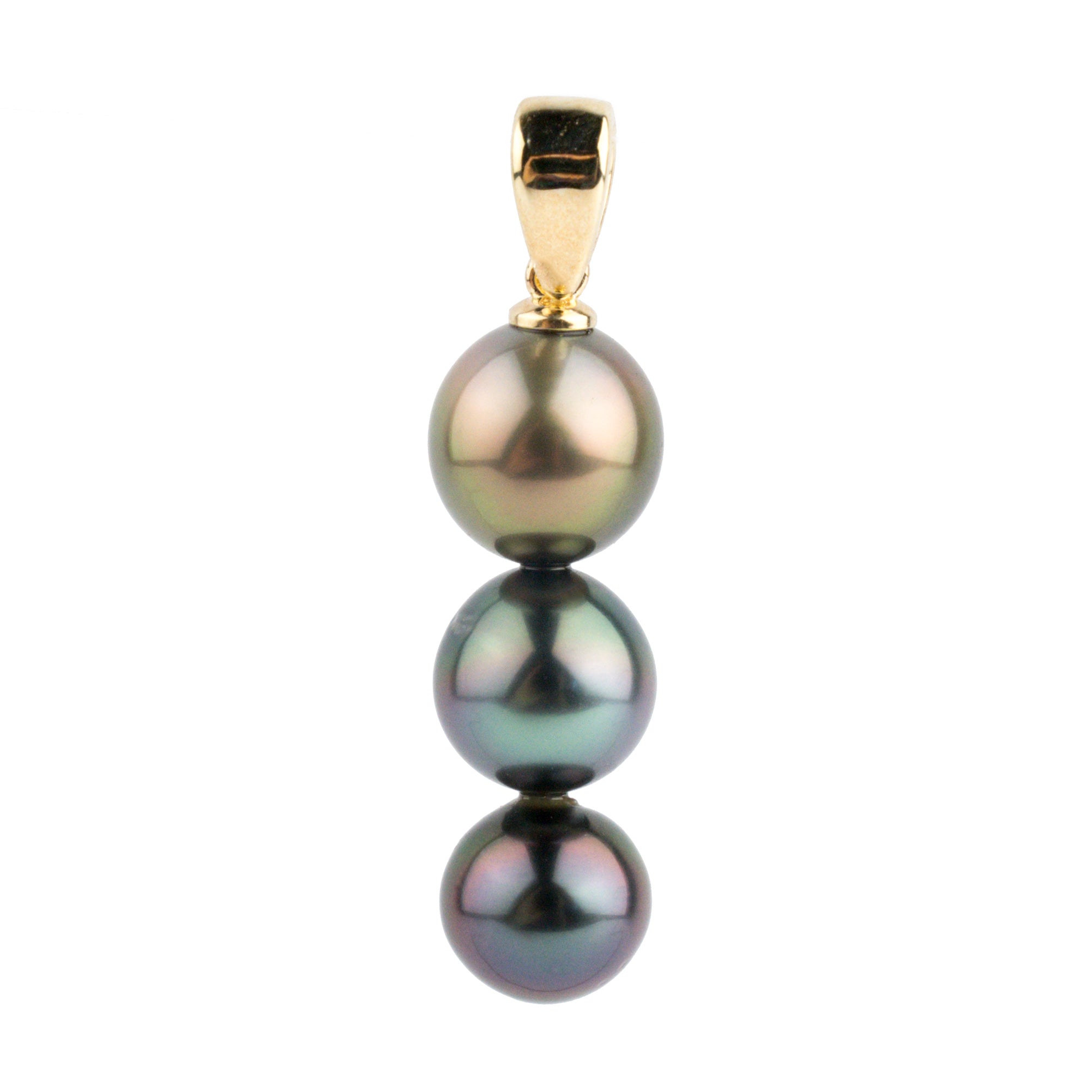 Triple Tahitian Pearl Pendant