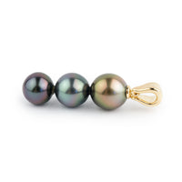 Triple Tahitian Pearl Pendant