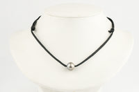 Honey Blue Circled 12.1mm Super Mana Necklace