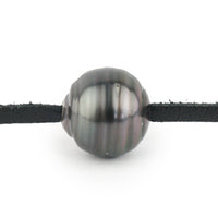 Deep Plum Circled 12.2mm Super Mana Necklace