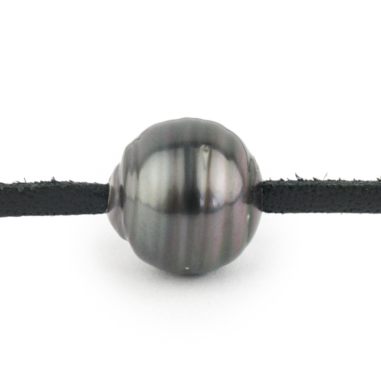 Deep Plum Circled 12.2mm Super Mana Necklace