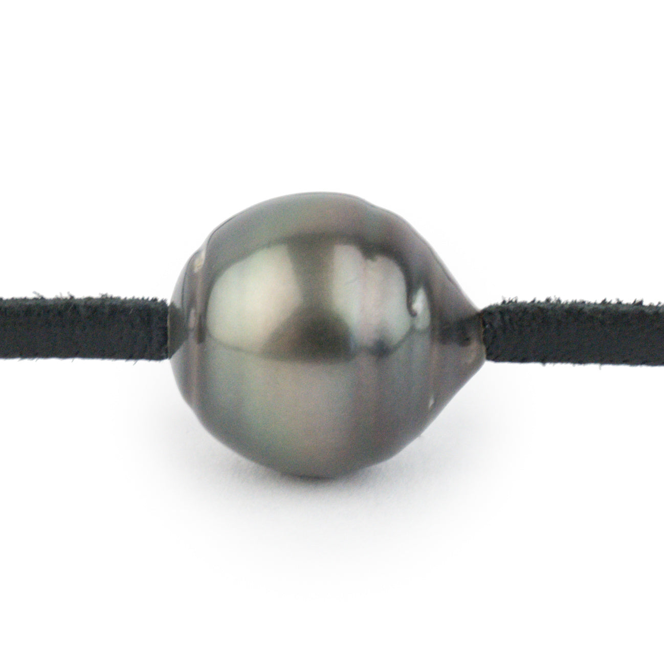 Deep Peacock Green Circled 13.6mm Super Mana Necklace