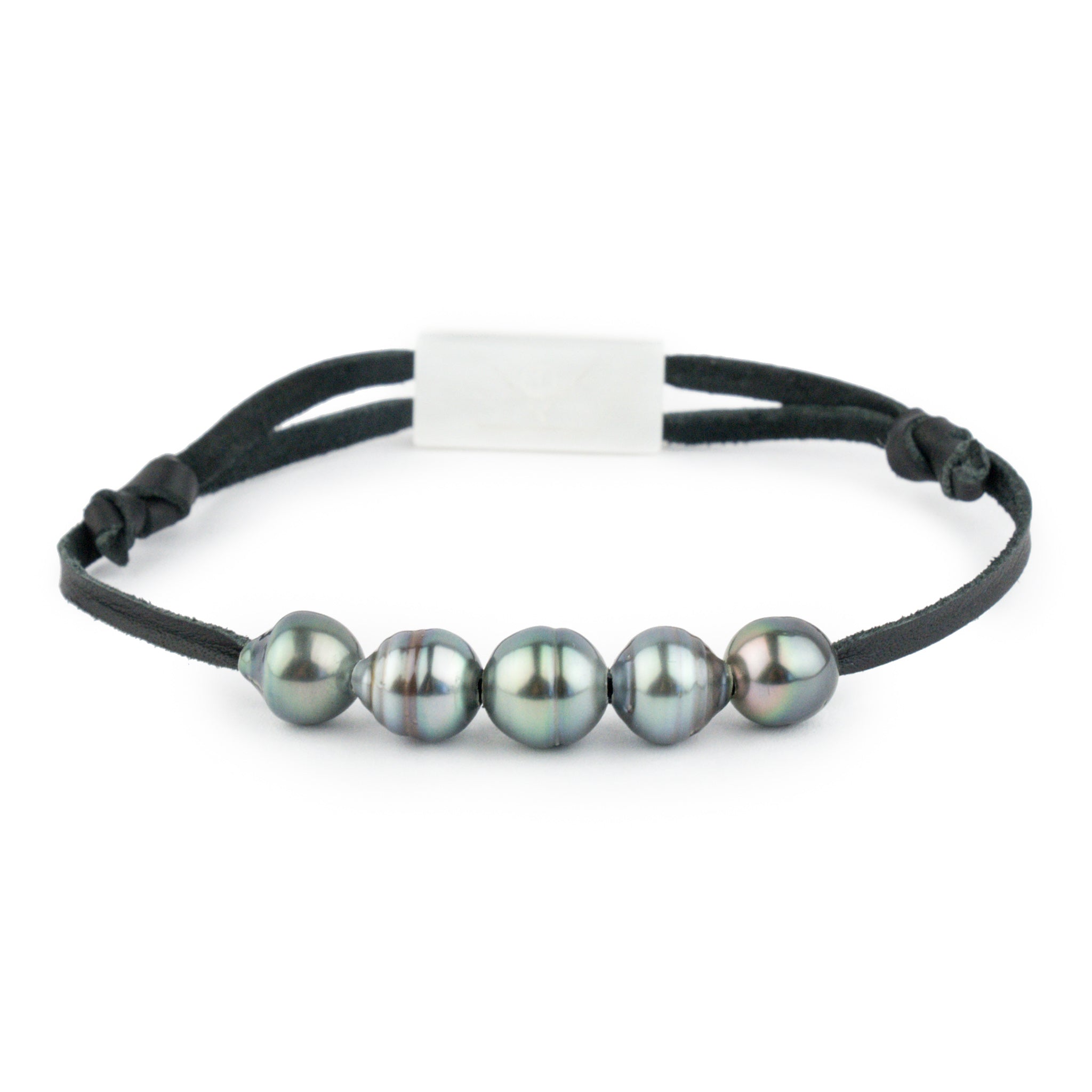 Quintuple Blue Green Circled 8-8.9mm Super Mana Bracelet