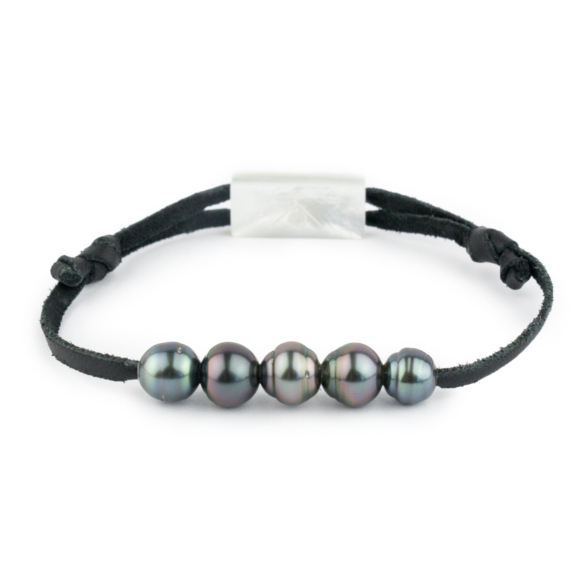 Quintuple Purple Blue Circled 7.8-8.7mm Super Mana Bracelet