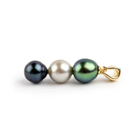 Triple Tahitian Pearl Pendant