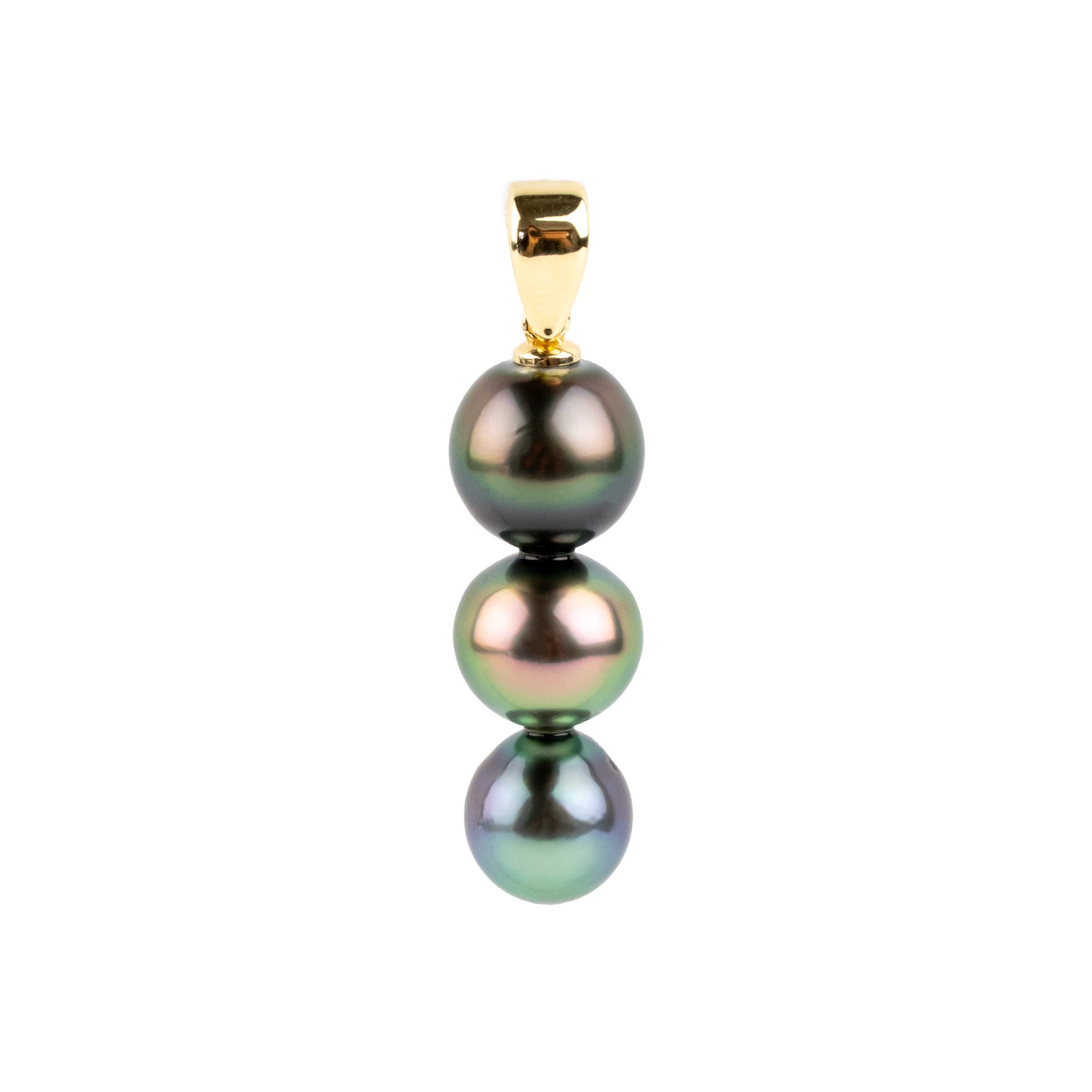 Triple Tahitian Pearl Pendant