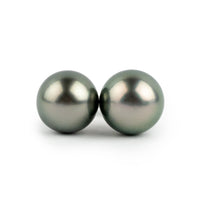 Sugar Magnolia 10.3mm Tahitian Pearl Statement Stud Earrings