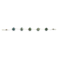 Gorgeous Greens Tin-Cup Tahitian Pearl Bracelet on Sterling Silver