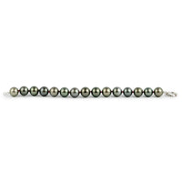 Silvery Green 11-11.8mm Tahitian Pearl Bracelet