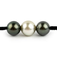 Moonlit Midnight 10.5-11mm Triple Eimeo Mana Necklace