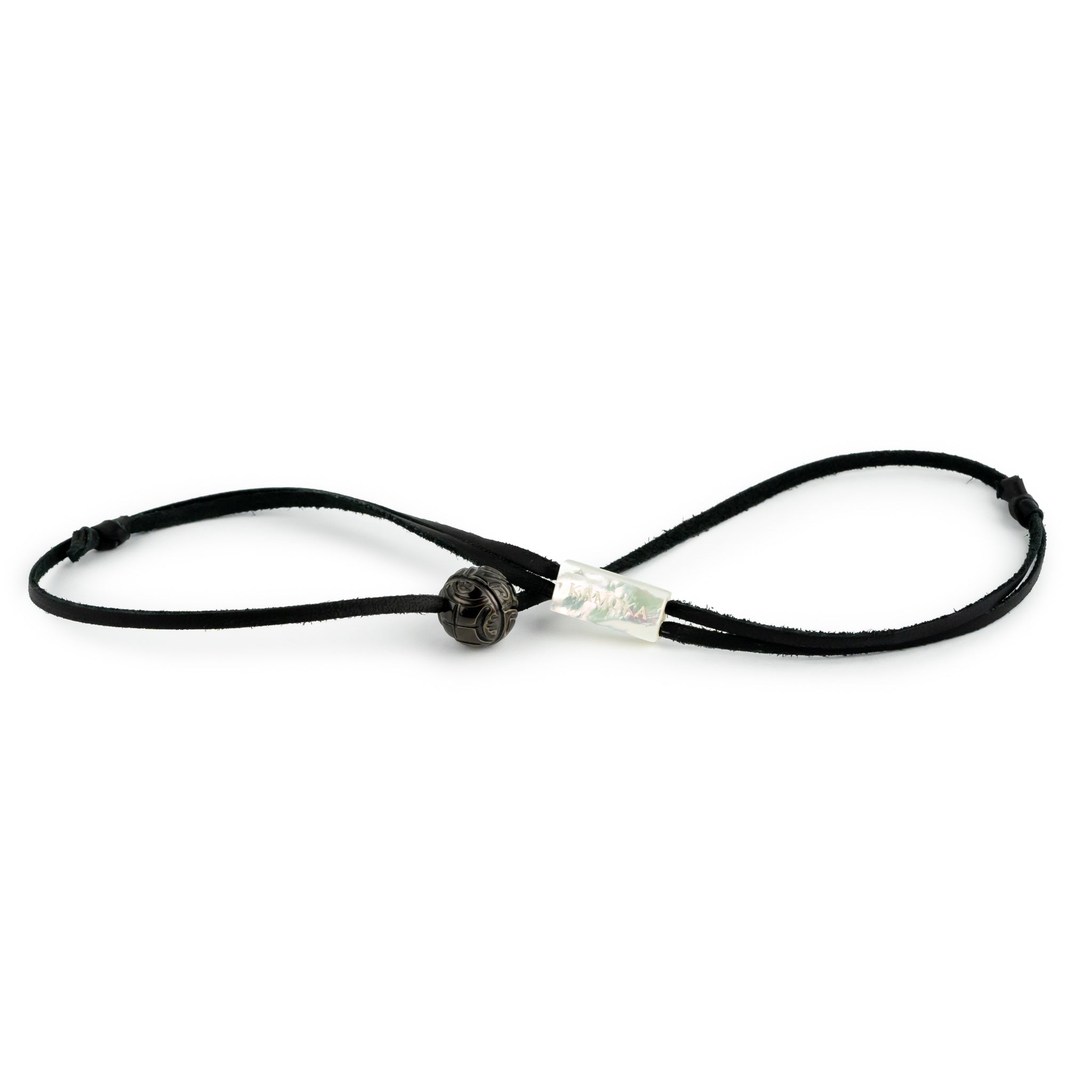 Carved Eclipse 14.3mm Super Mana Necklace