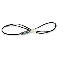 Blue Hues 10-10.8mm Triple Eimeo Mana Necklace