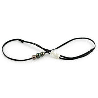 Spring Equinox 9-10.7mm Triple Eimeo Mana Necklace