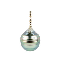 Baby Blues 10.1mm Tahitian Pearl Pendant on Sterling Silver