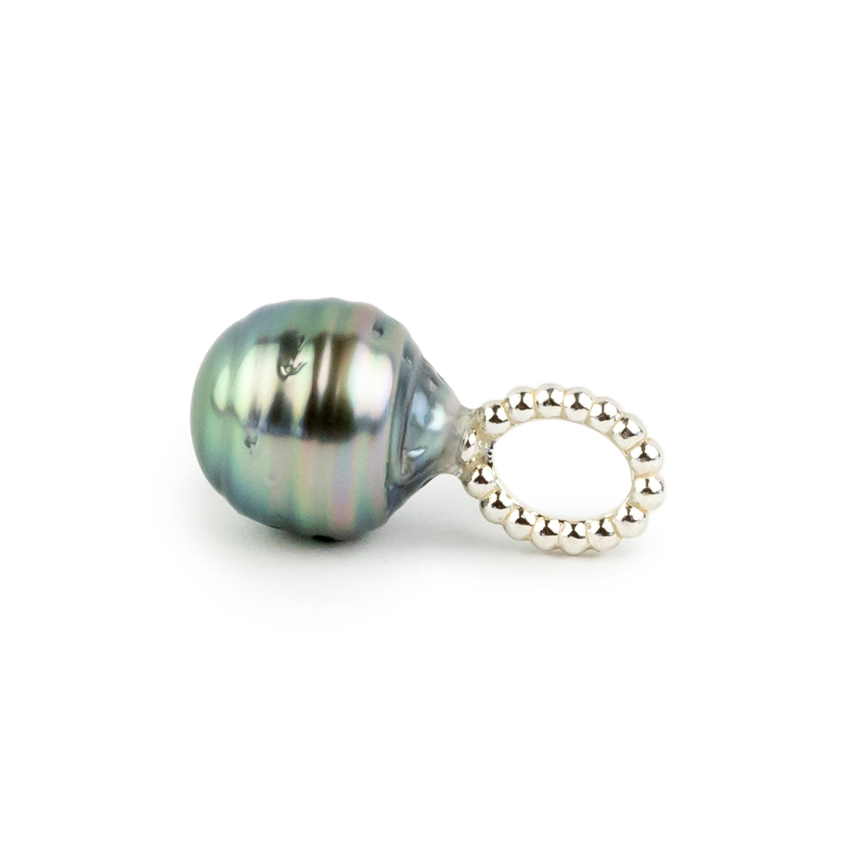 Baby Blues 10.1mm Tahitian Pearl Pendant on Sterling Silver