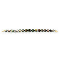 Fiery Fuchsia 8-10.4mm Tahitian Pearl Bracelet