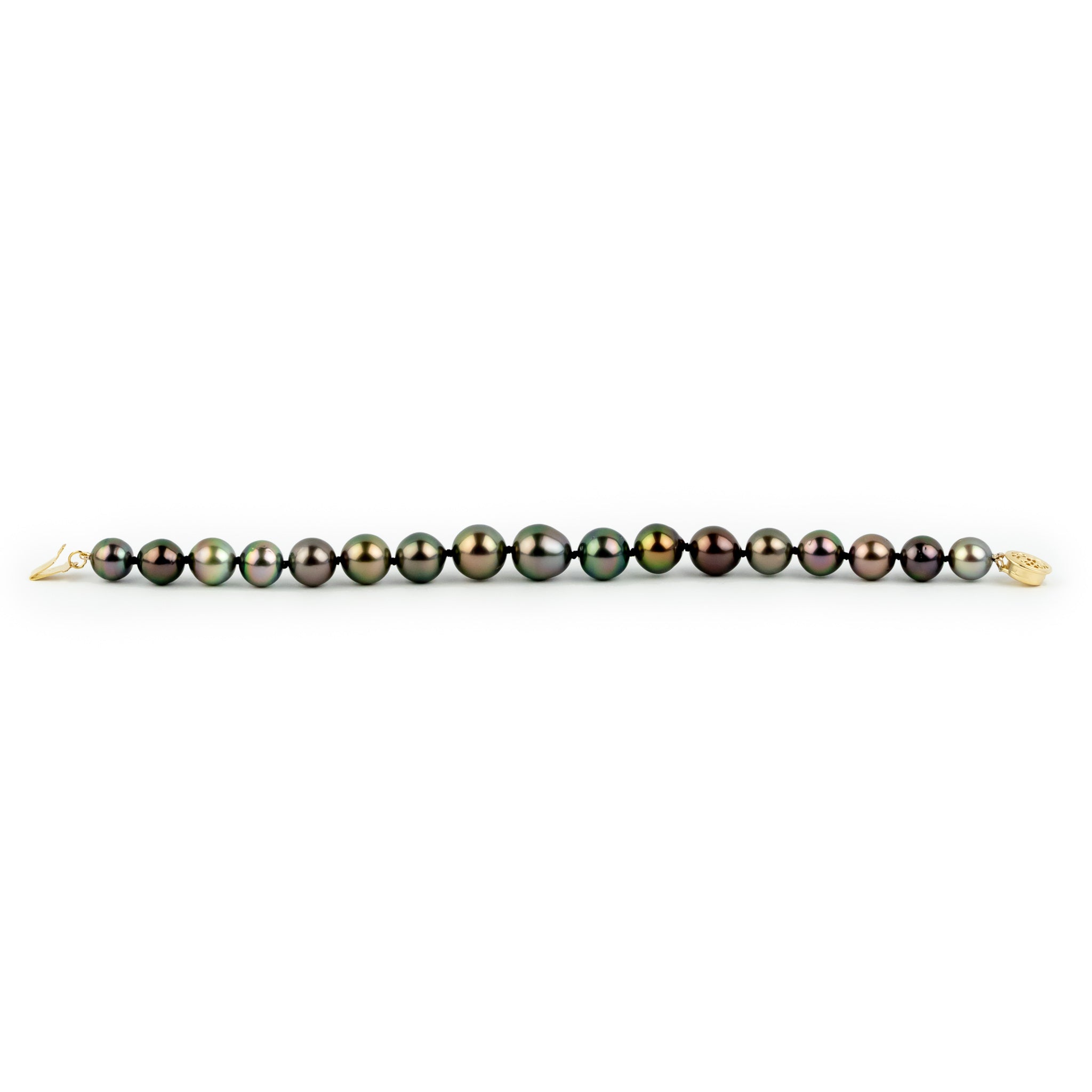 Fiery Fuchsia 8-10.4mm Tahitian Pearl Bracelet
