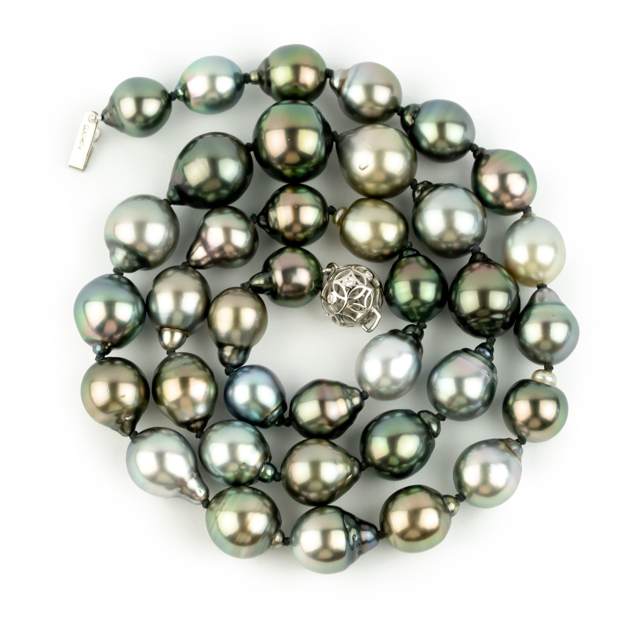 Dew Drops 9.1-13.1mm Tahitian Pearl Strand
