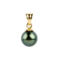 Deep Teal Petite Tahitian Pearl Pendant