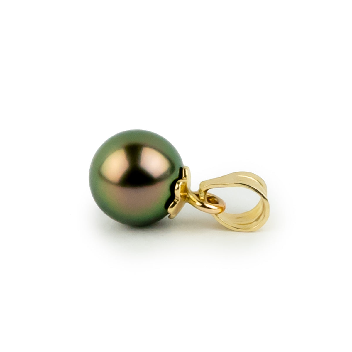 Cactus Flower 7.6mm Tahitian Pearl Pendant