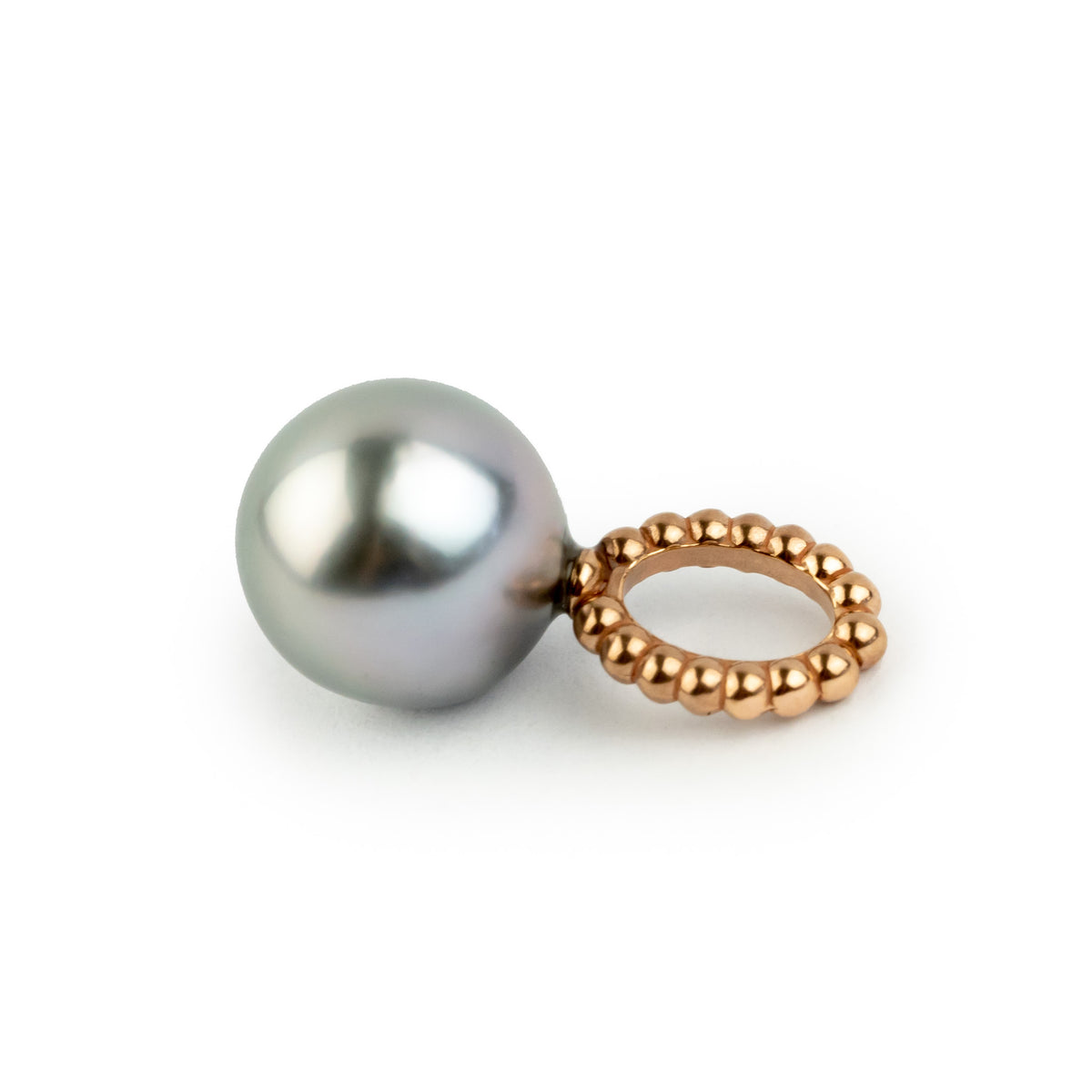 Petal Pink 9.2mm Tahitian Pearl Pendant on 14K Rose Gold