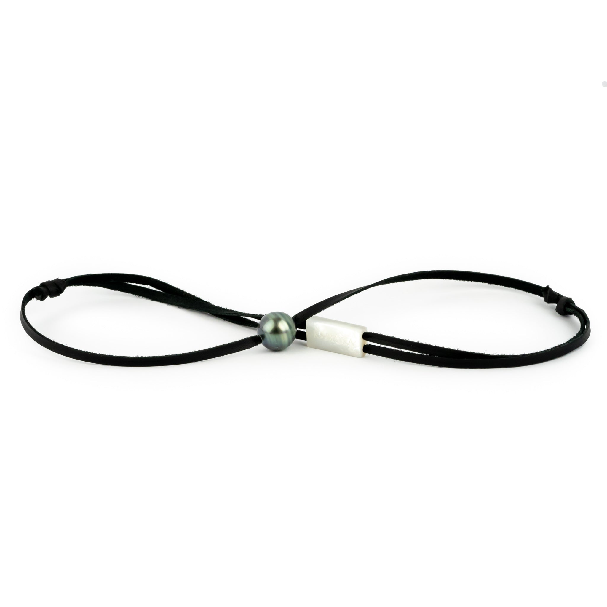 Mystic Green Circled 12.1mm Super Mana Necklace