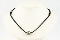 Mystic Green Circled 12.1mm Super Mana Necklace