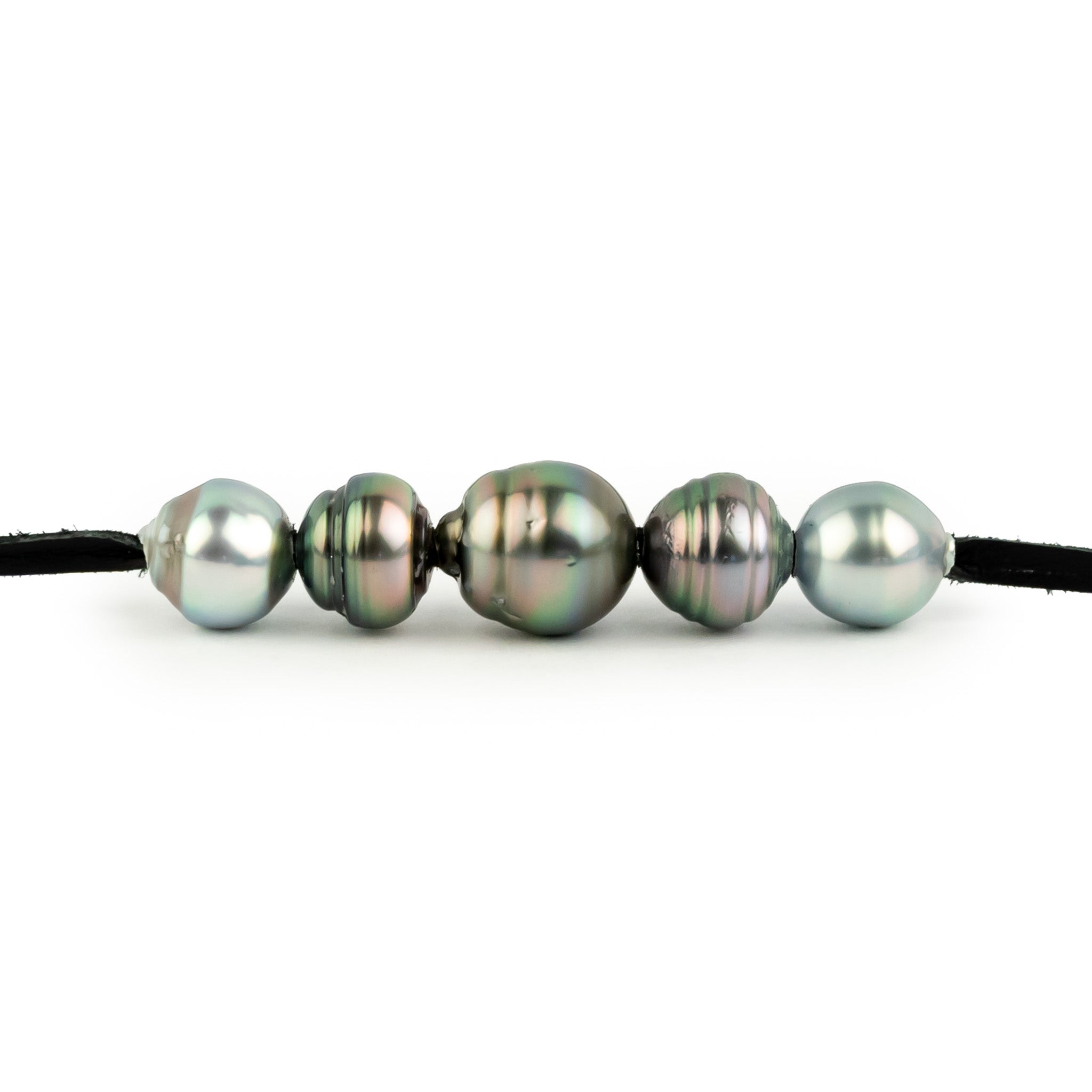 Prismatic Pinks Quintuple 9.8-11.7mm Mana Pearl Necklace