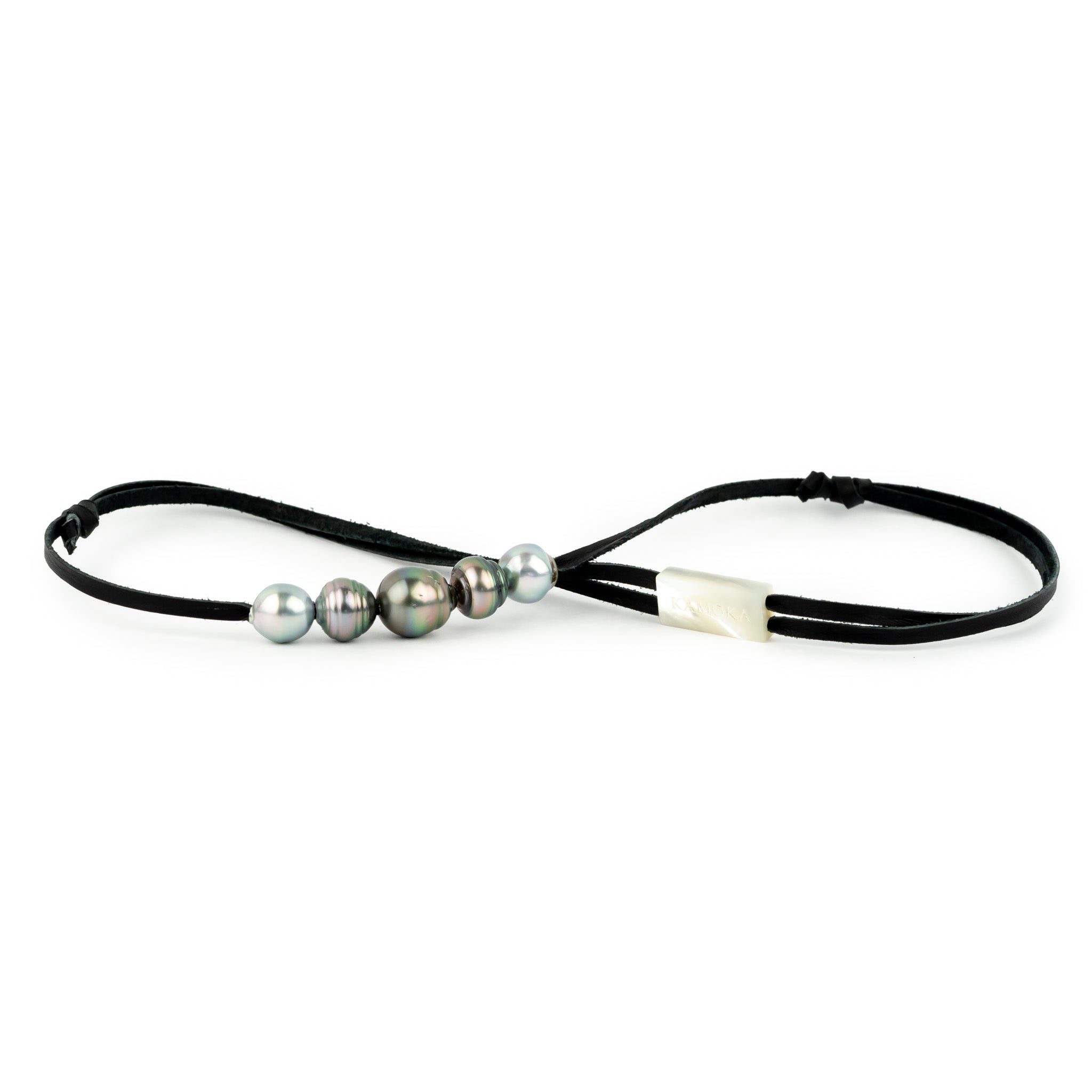 Prismatic Pinks Quintuple 9.8-11.7mm Mana Pearl Necklace