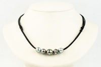 Prismatic Pinks Quintuple 9.8-11.7mm Mana Pearl Necklace