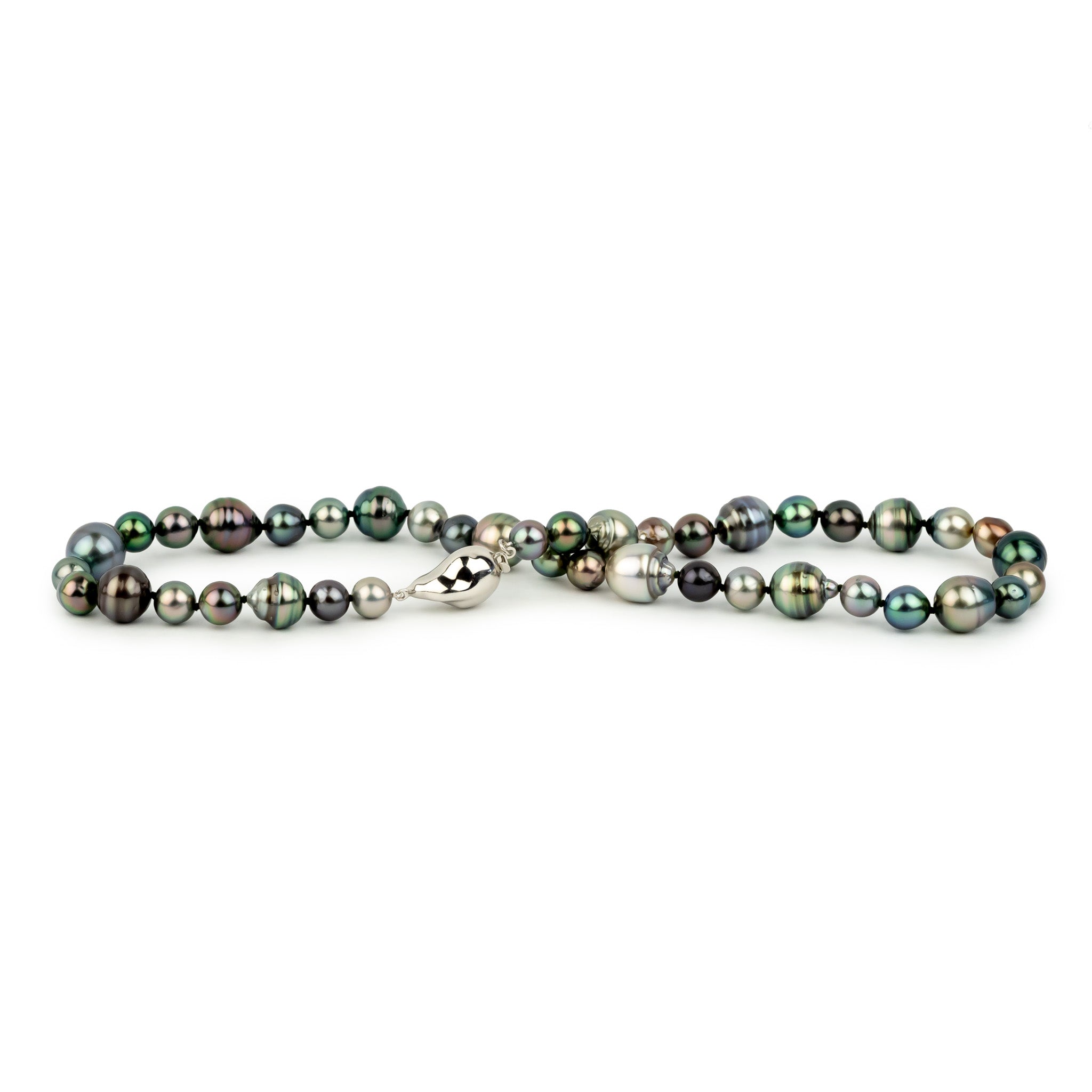 Coral Reef 8-11.8mm Tahitian Pearl Bubble Necklace
