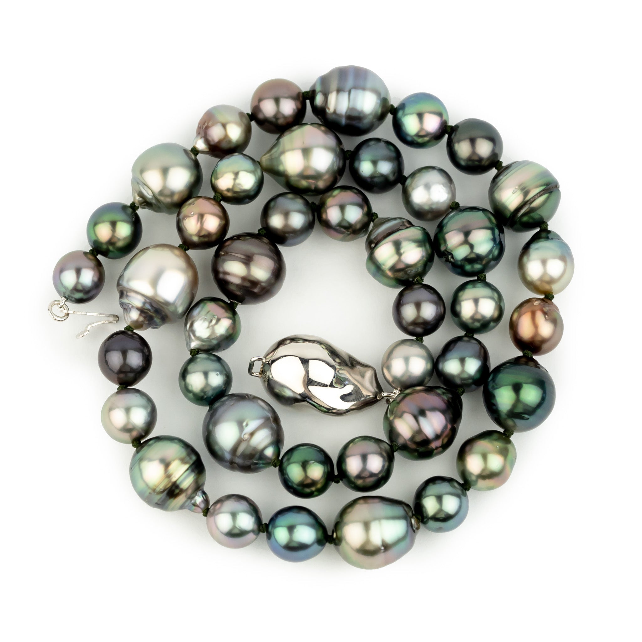 Coral Reef 8-11.8mm Tahitian Pearl Bubble Necklace