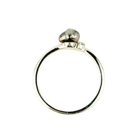Tahitian Keshi Pearl & Gemstone Natura Ring on Sterling Silver