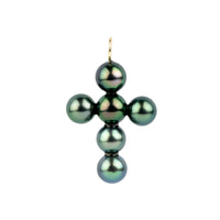 Croix Tahitian Pearl Pendant on 14/20 Gold-filled