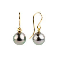 Hibiscus Pink Baroque Tahitian Pearl Dangles on 14/20 Gold-Filled