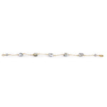 Keshi Tahitian Pearl Tin Cup Bracelet