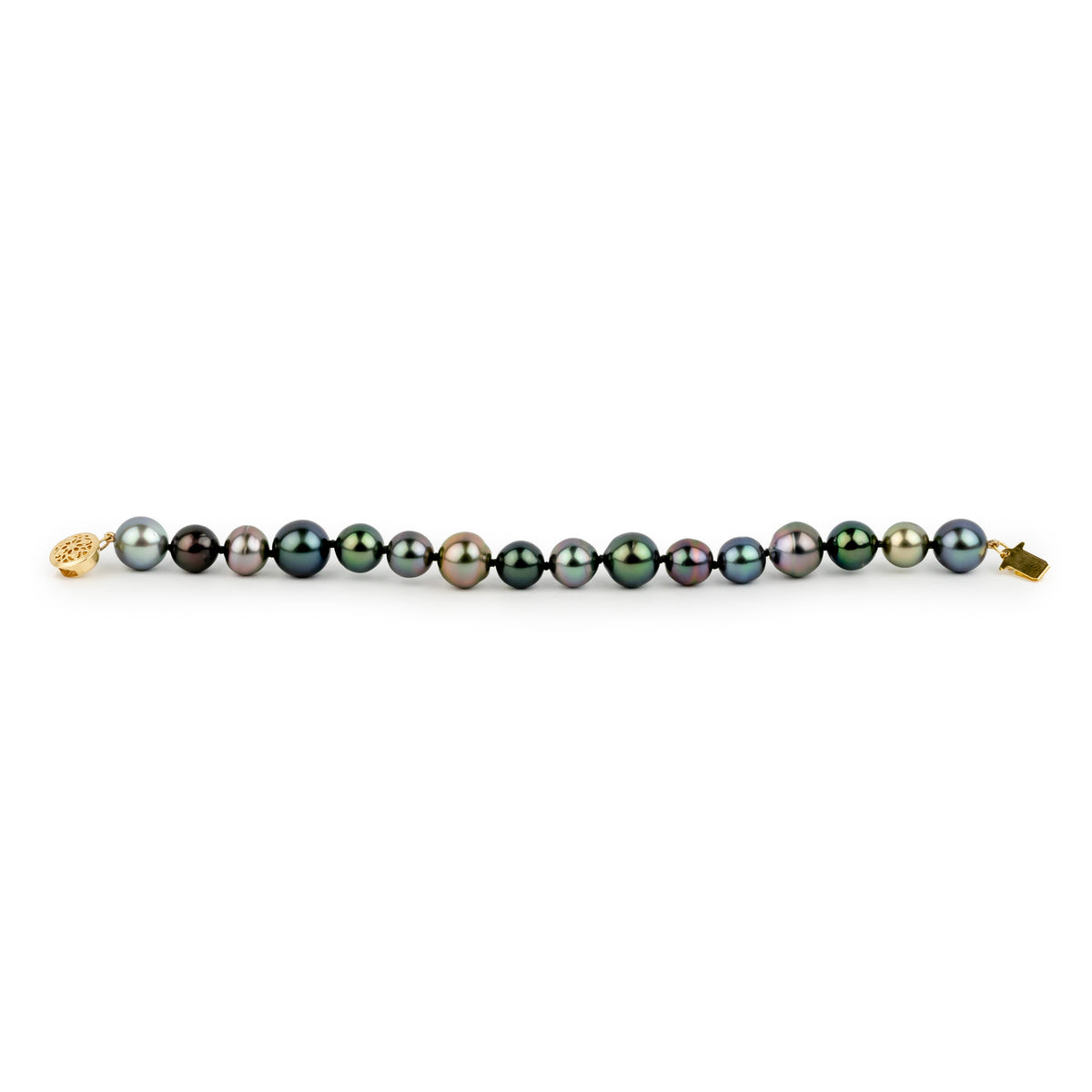 Bejeweled 8-9.6mm Tahitian Pearl Bracelet