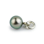 Silvery Blue Tahitian Pearl Rava Pendant (Sterling)