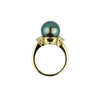 Tahitian Pearl & Diamond Bisou Ring