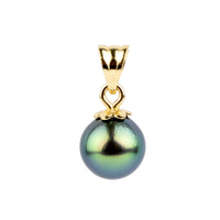 Ocean Waves 7.7mm Tahitian Pearl Pendant