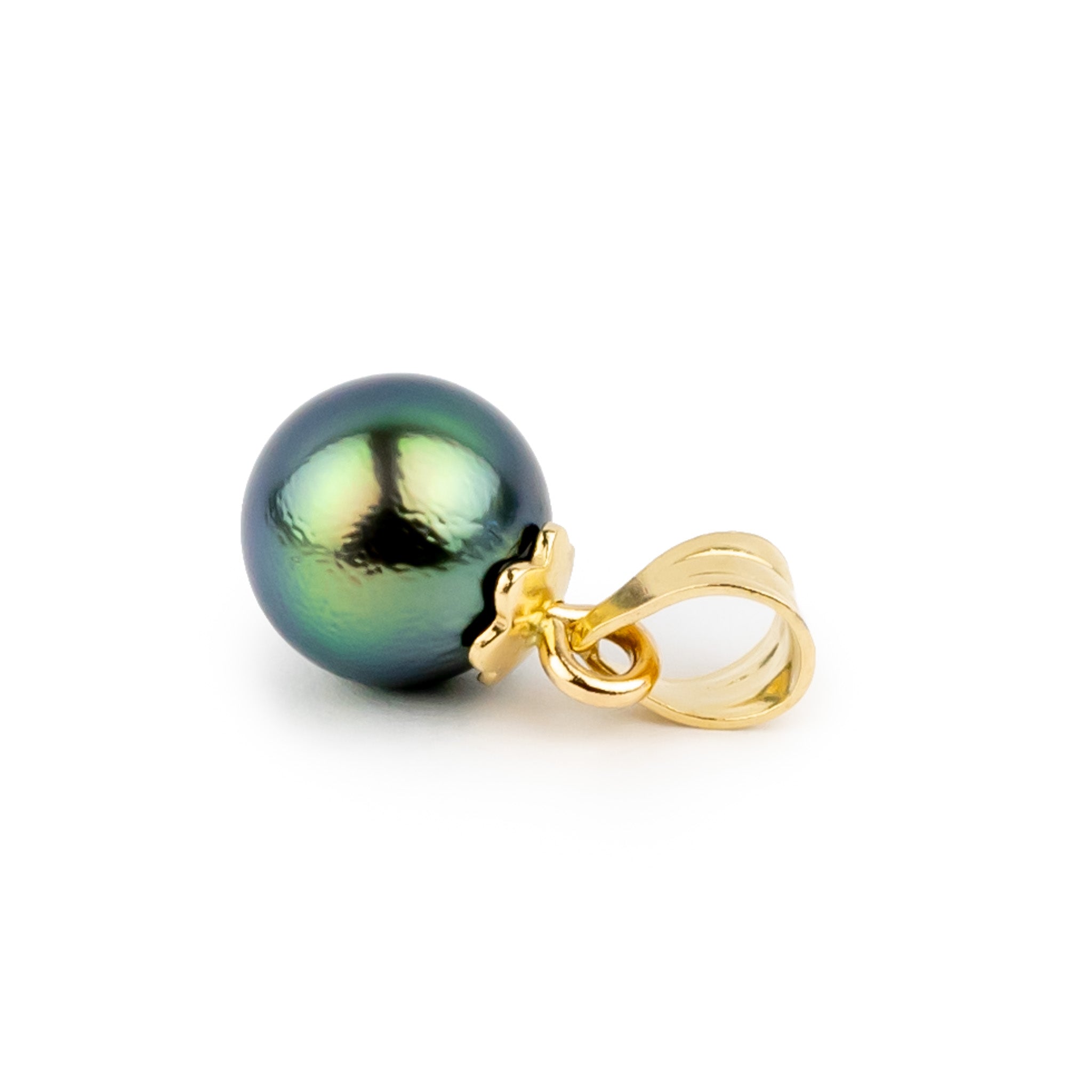 Ocean Waves 7.7mm Tahitian Pearl Pendant