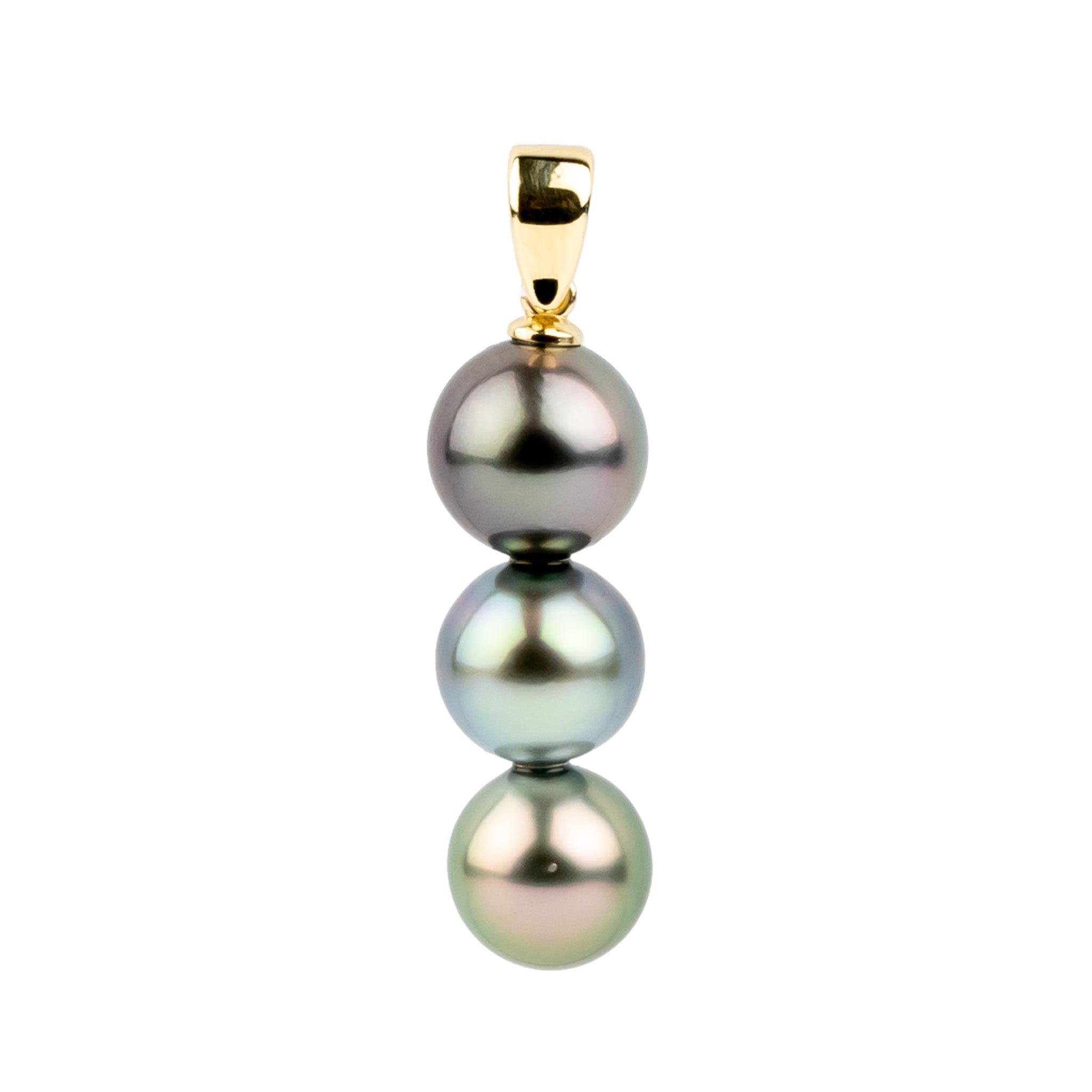 Triple Tahitian Pearl Pendant