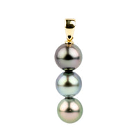 Triple Tahitian Pearl Pendant
