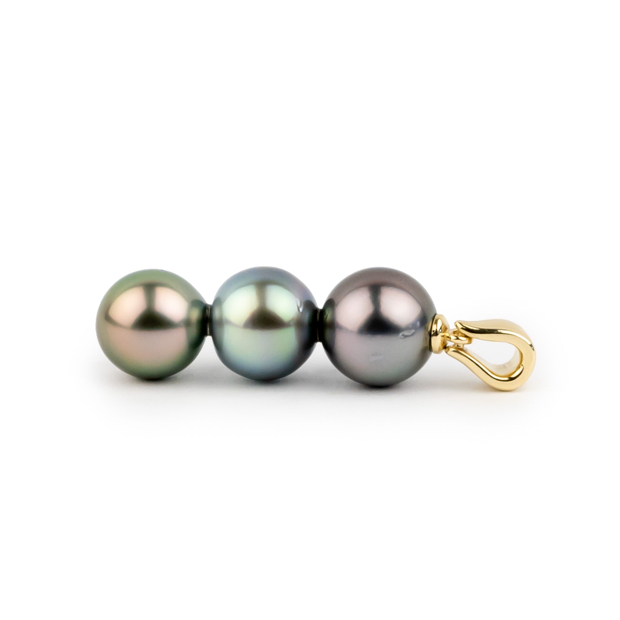 Triple Tahitian Pearl Pendant
