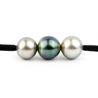 Arctic Sky 10-10.8mm Triple Eimeo Mana Necklace