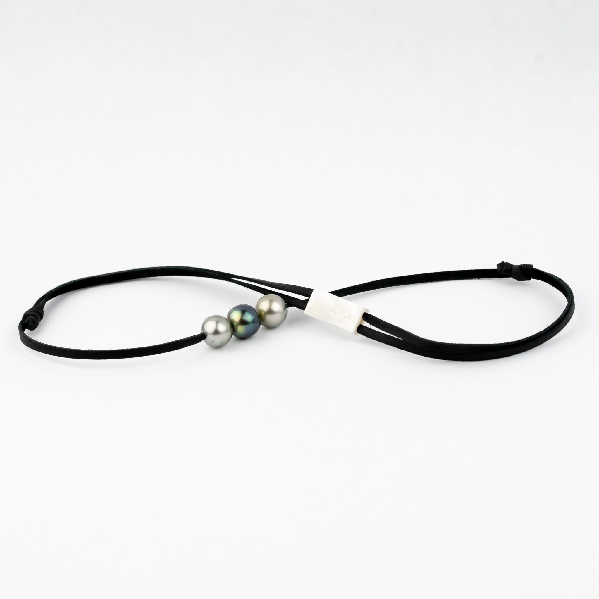 Arctic Sky 10-10.8mm Triple Eimeo Mana Necklace