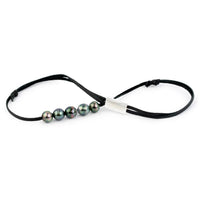 Flashy Turquoise Quintuple 10-10.5mm Mana Pearl Necklace