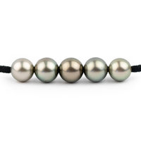 Golden Sands Quintuple 10.1-10.8mm Mana Pearl Necklace
